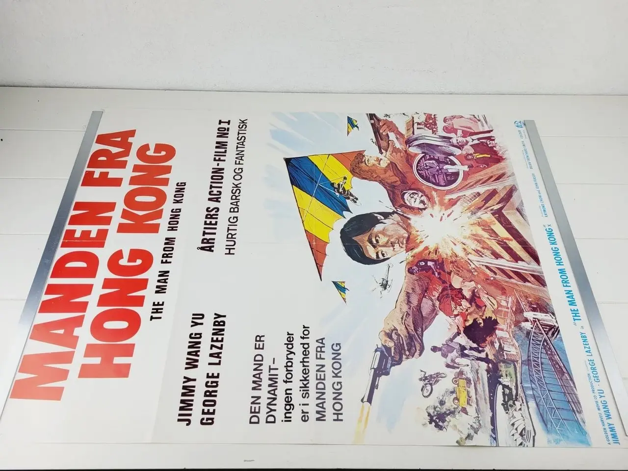 Billede 3 - ⭐️- Plakat: Vintage - Manden Fra Hong Kong