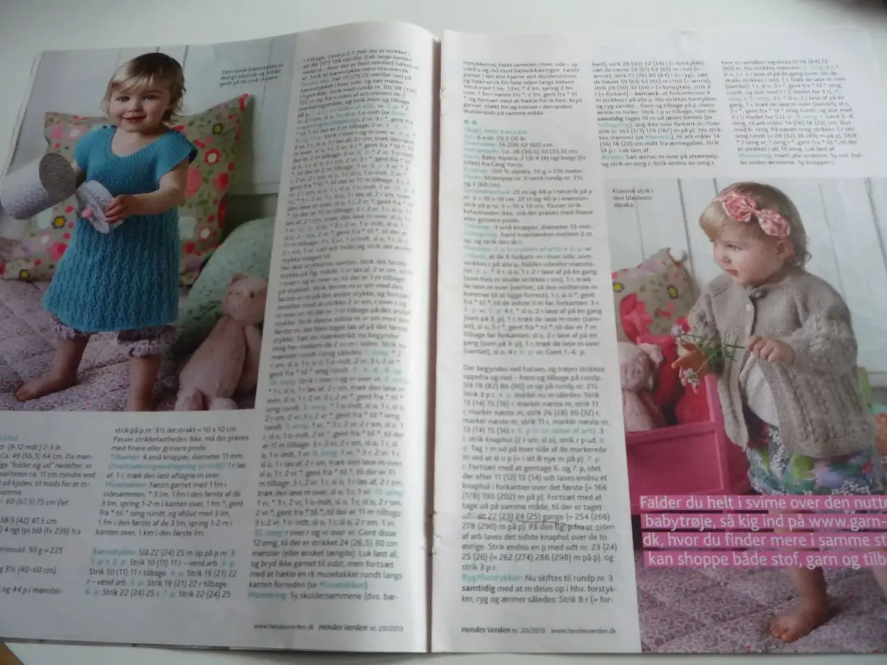 Billede 4 - Strik lyst og lækkert til baby, bl.a. dåbskjole