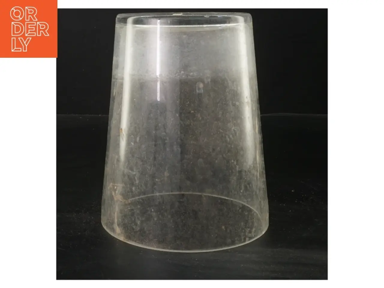 Billede 2 - Cylindrisk glas vase (str. 17x14 cm)