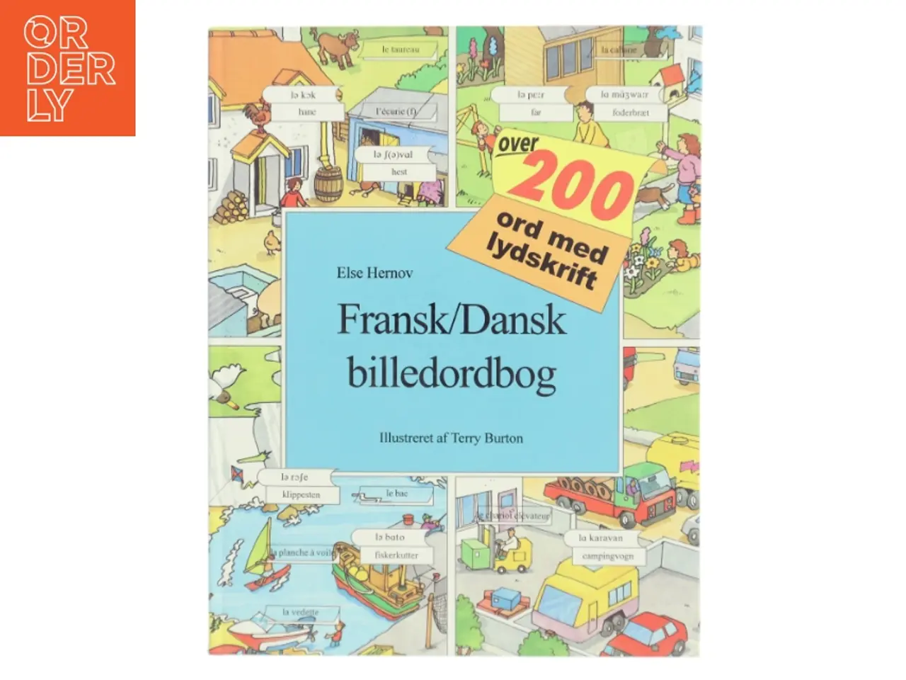 Billede 1 - Fransk/dansk billedordbog af Else Hernov (Bog)