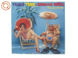 Troels Trier and Rebecca Brüel - Hansen og Jensen (LP) fra Harlekin (str. 30 cm)