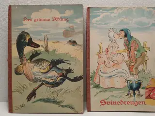 2stk sjældne pop up bøger. udg. Edelmann før 1948.