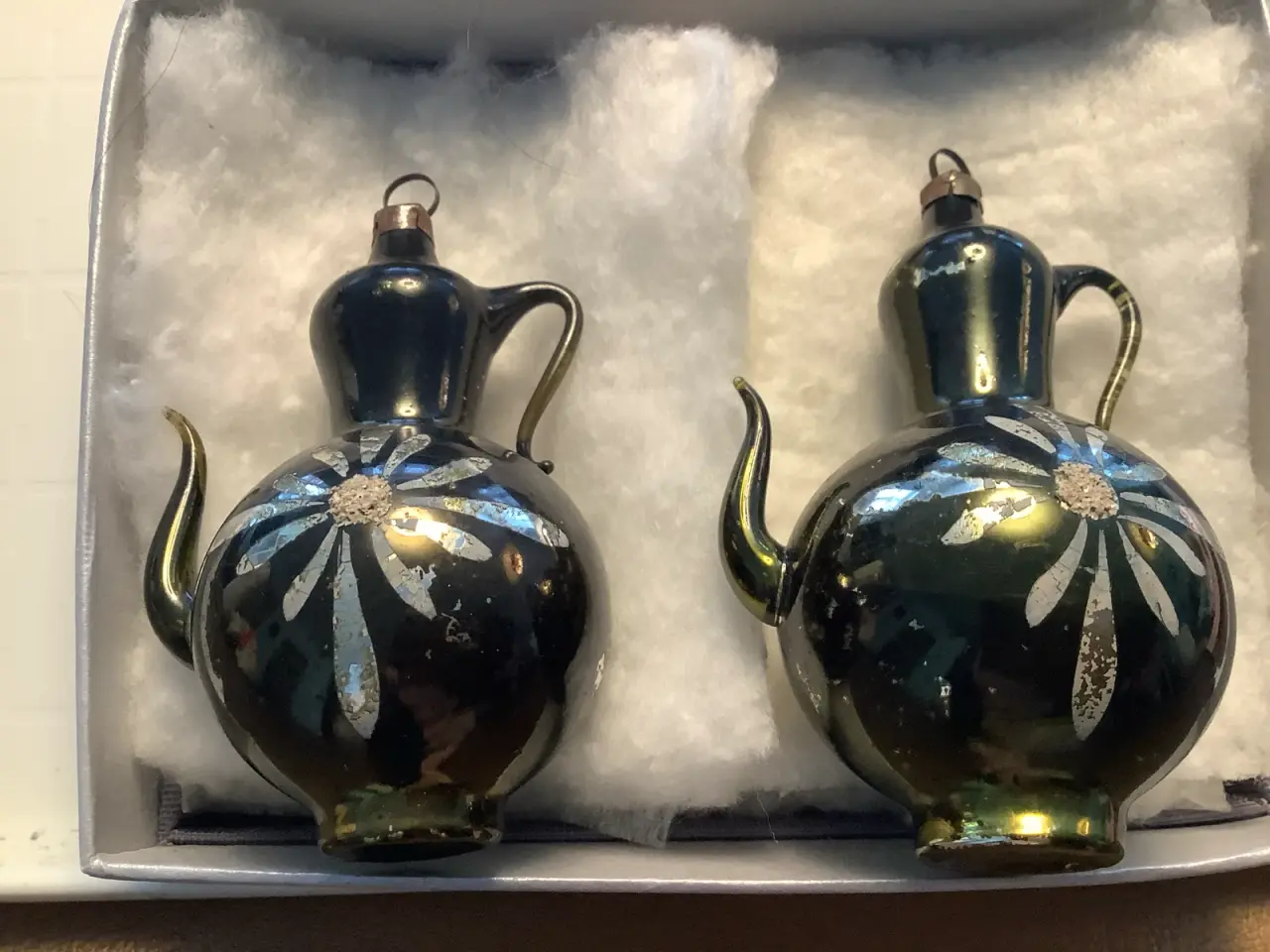 Billede 1 - Retro Tysk glas julepynt fra 60-70`erne