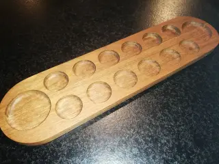 Kalaha spil teaktræ
