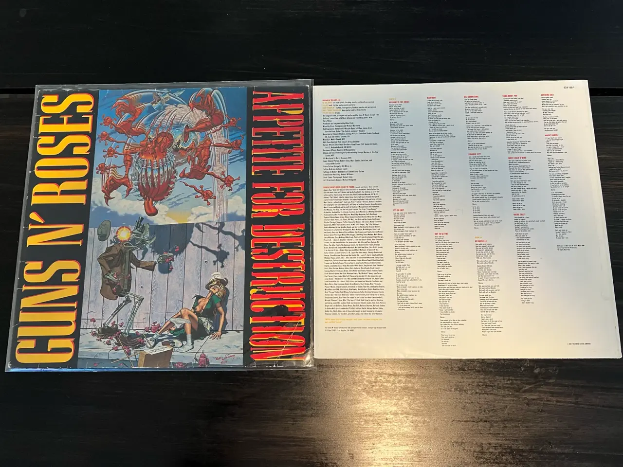 Billede 3 - Guns N’ Roses – Appetite For Destruction LP