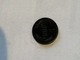 1 øre 1874 mønt