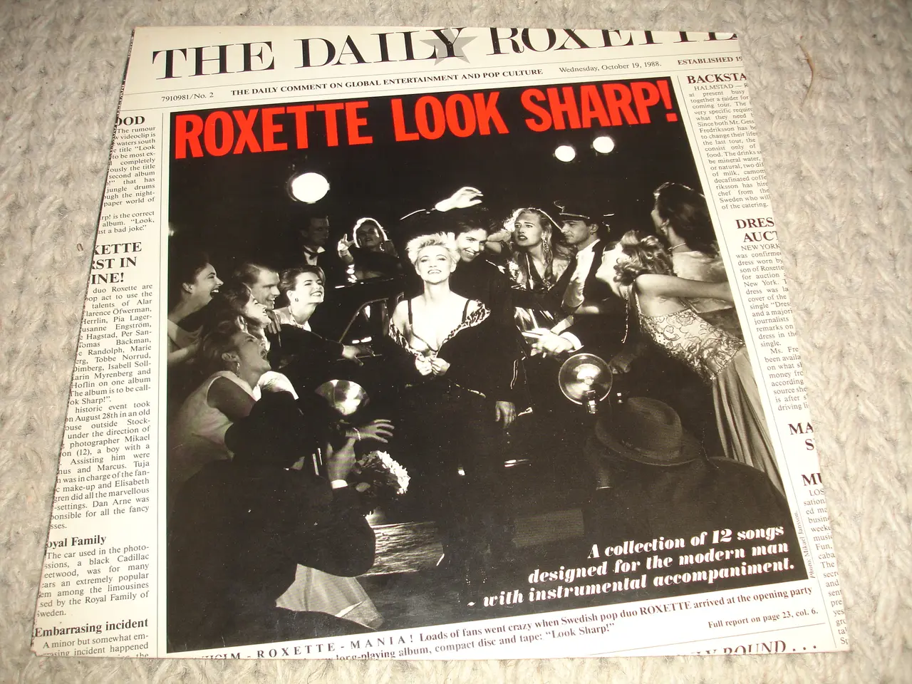 Billede 2 - (Sender gerne) Roxette – Look Sharp!