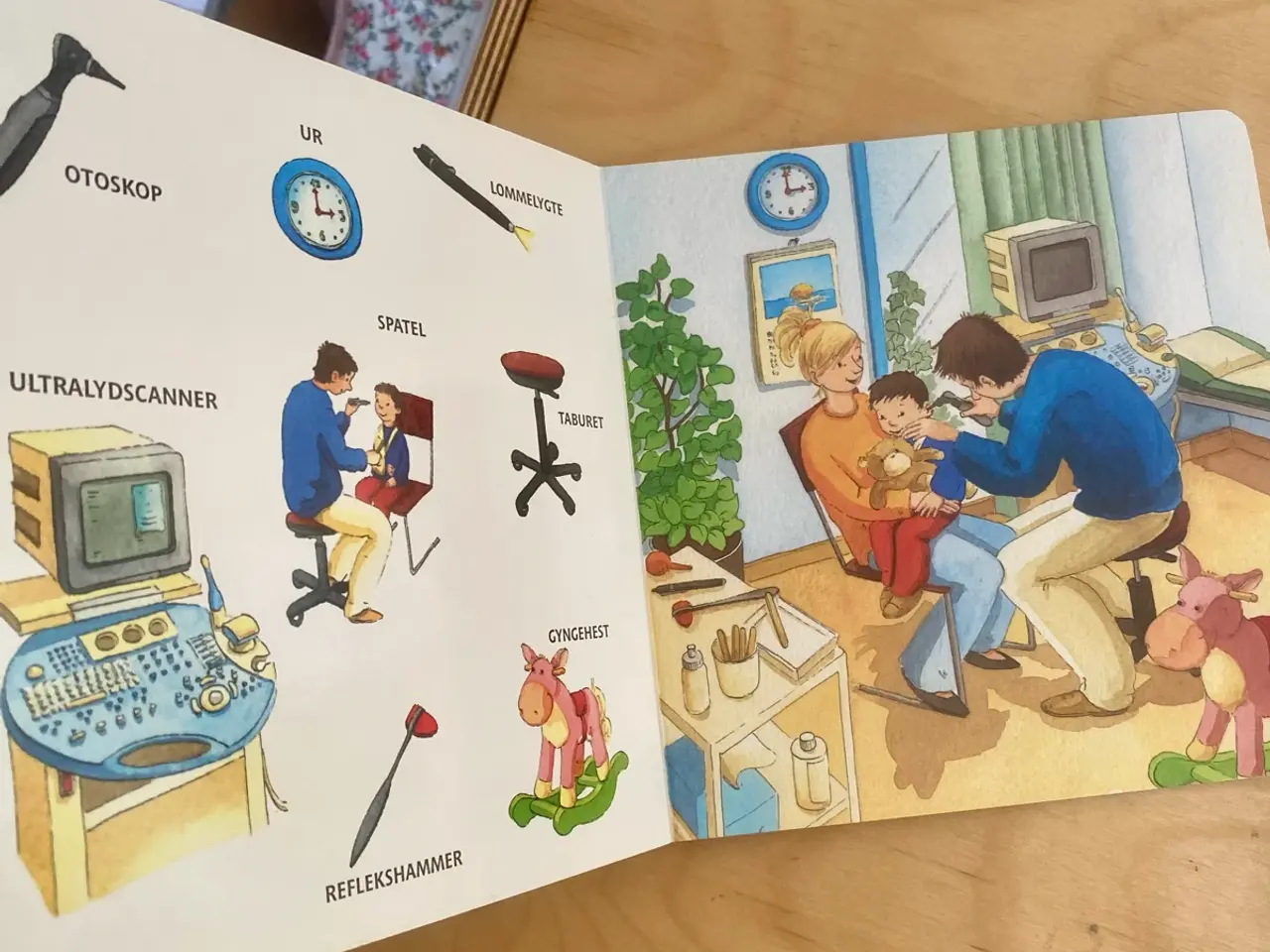 Billede 2 - Kom og kik hos lægen børnebog 