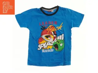 Børne T-shirt med Angry Birds motiv fra Angry Birds (str. 110)