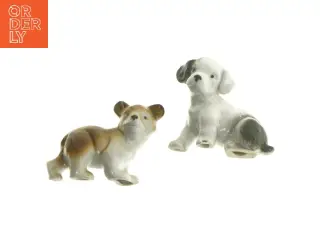 Keramik hundefigurer (str. 10x6,5 cm)
