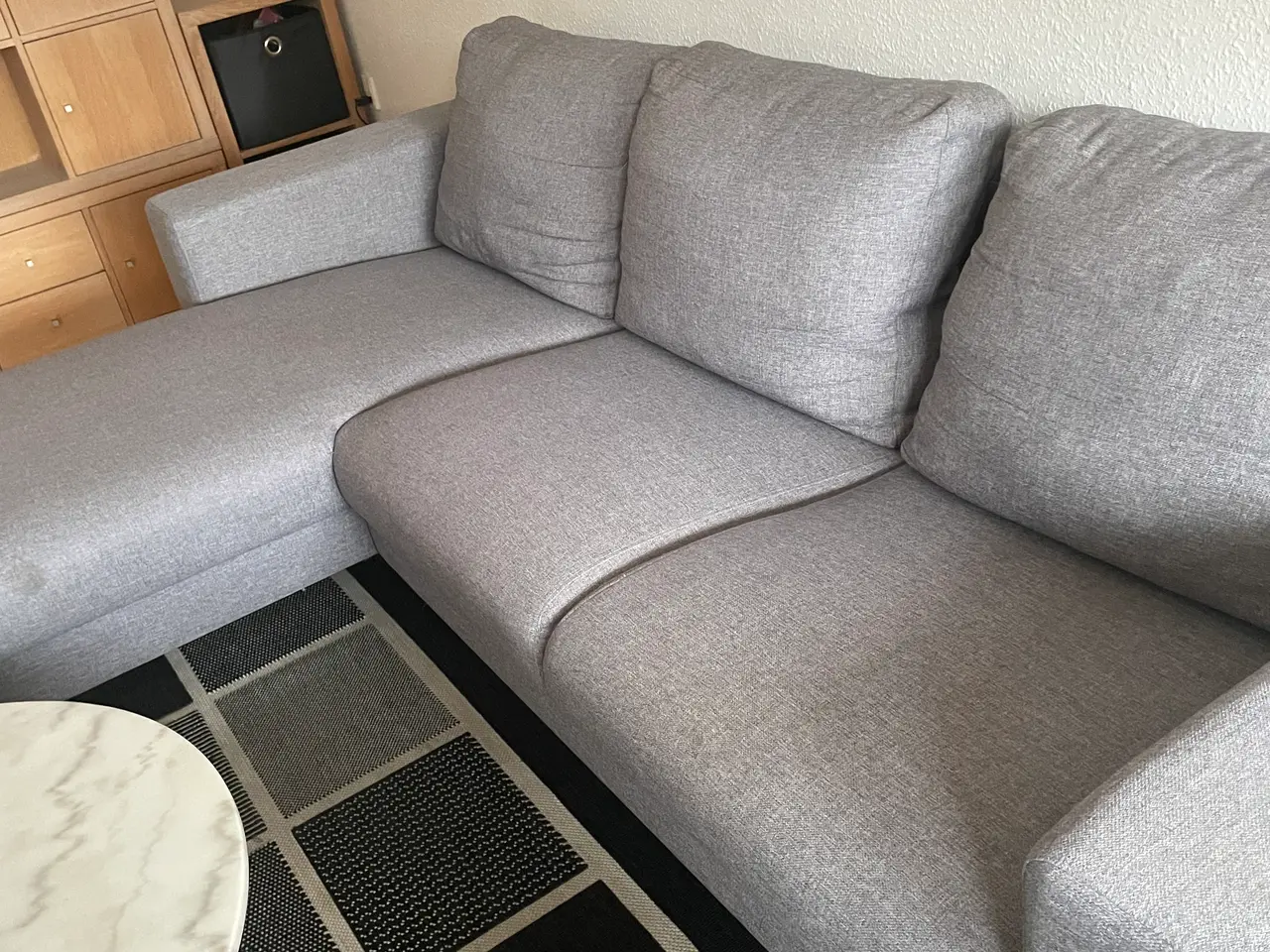 Billede 2 - God sofa med chaiselong 