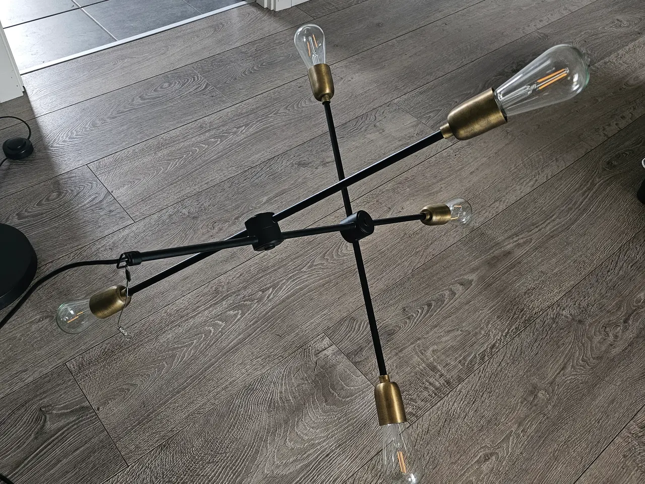 Billede 2 - House Doctor - Pendel Lampe - Molecular - Sort Og 