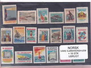 Norge - VÅre Sjømandshjem - 19 Stk. - Ubrugt