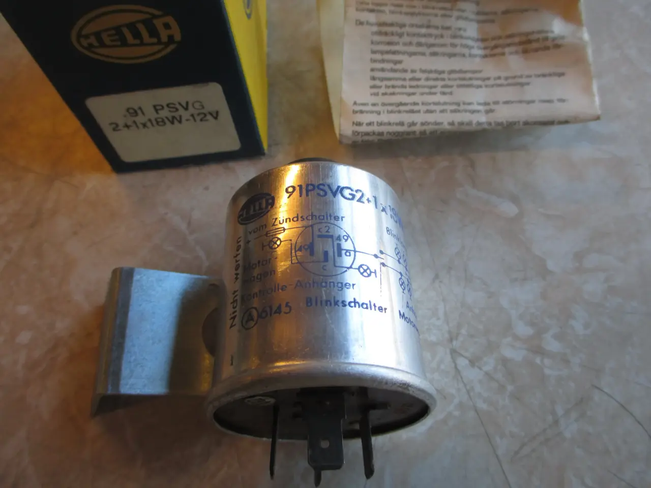 Billede 2 - Blinkrelæ 12 V Hella