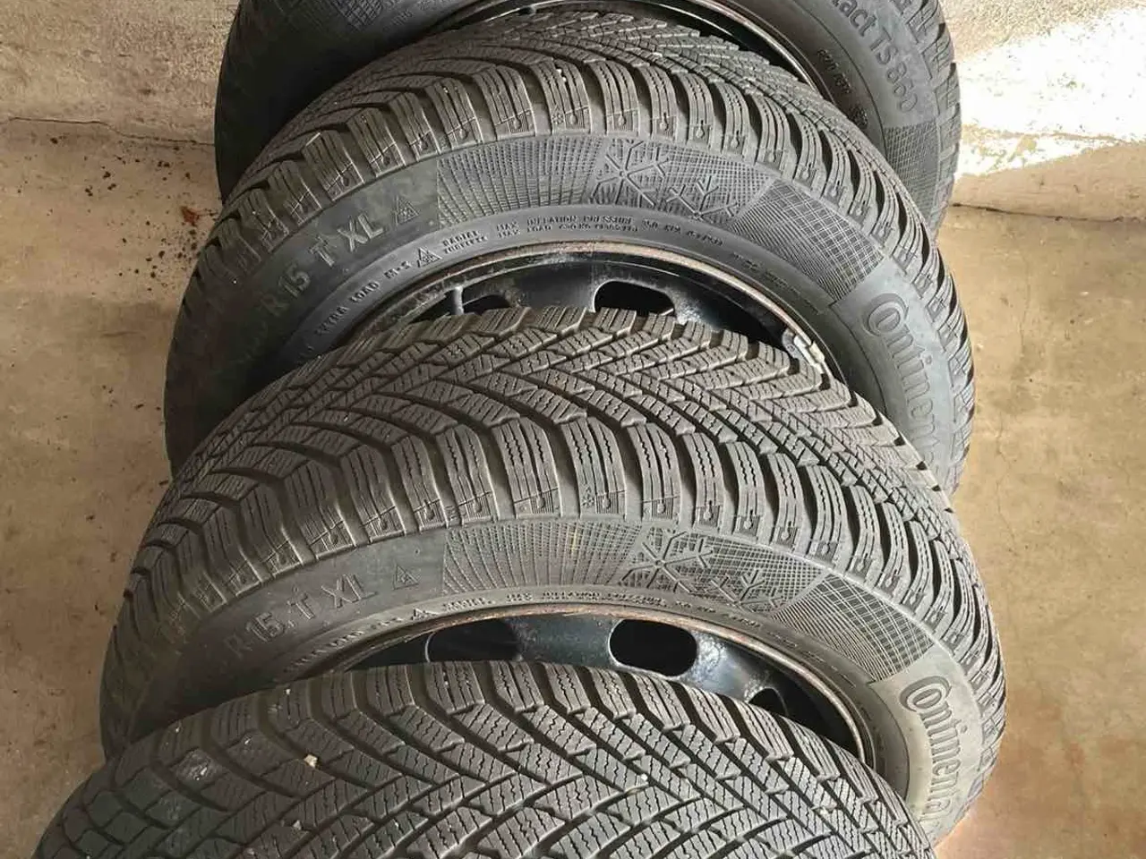 Billede 2 - 15 Peugeot/Citroën/ vinterhjul m.Conti vinterdæk