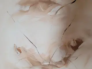 Maleri, Jannic Biilmann, 65 x 65 cm