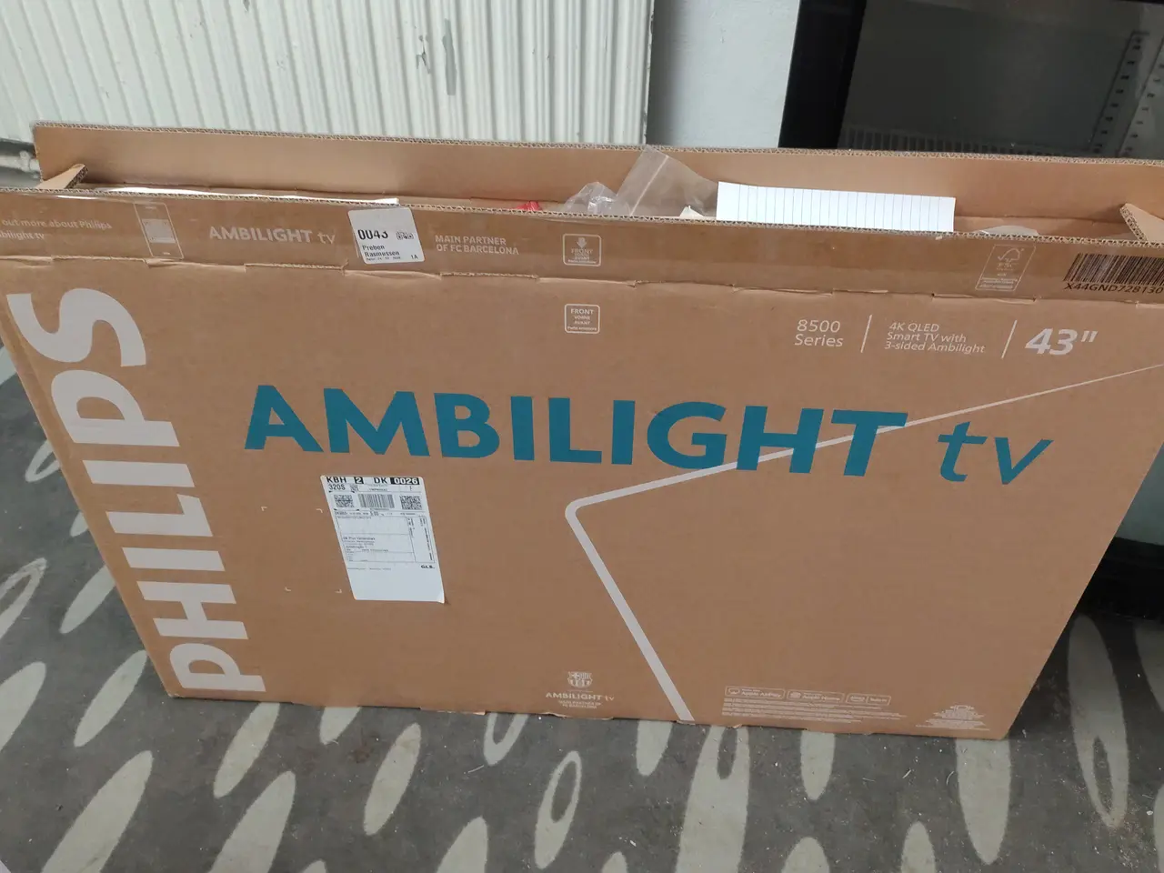 Billede 1 - TV 43", demo PHILIPS Ambilight, 4K, QLED Smart tv.