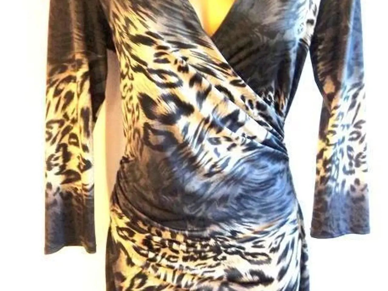 Billede 1 - Kjole,leopard,m.wrap-Wallis Brandet/str:42-44
