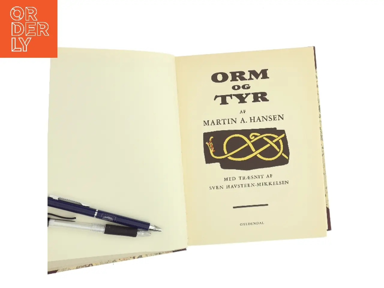 Billede 1 - Orm og Tyr af Martin A. Hansen (Bog)