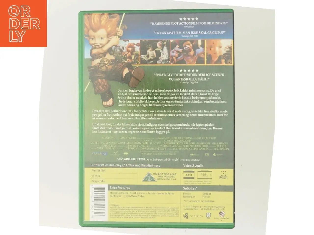 Billede 3 - ARTHUR AND THE MINIMOYS med Mick Øgendahl (DVD)