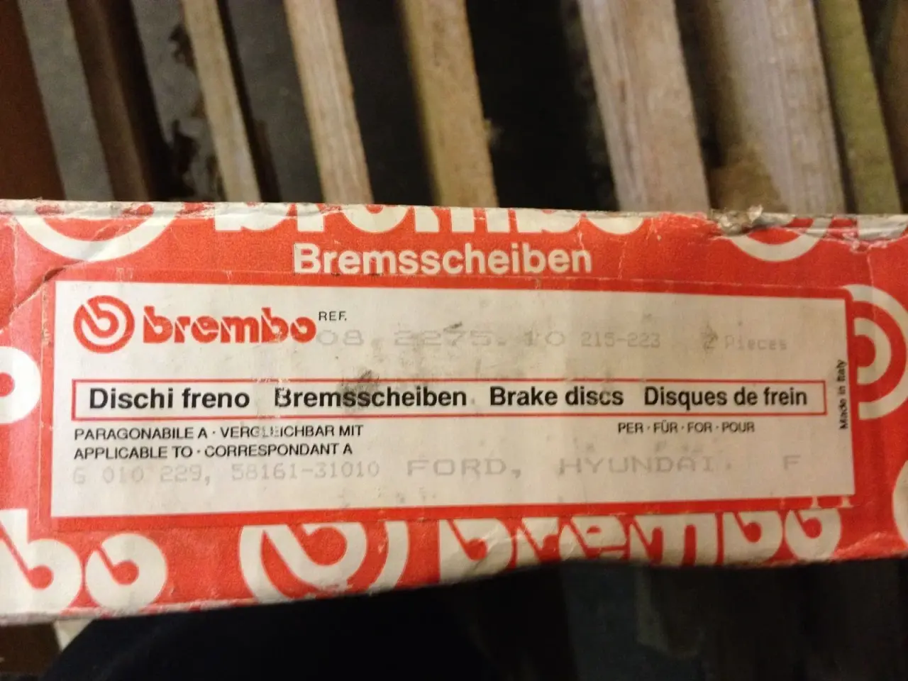 Billede 1 - Bremseskiver Ford/Hyundai
