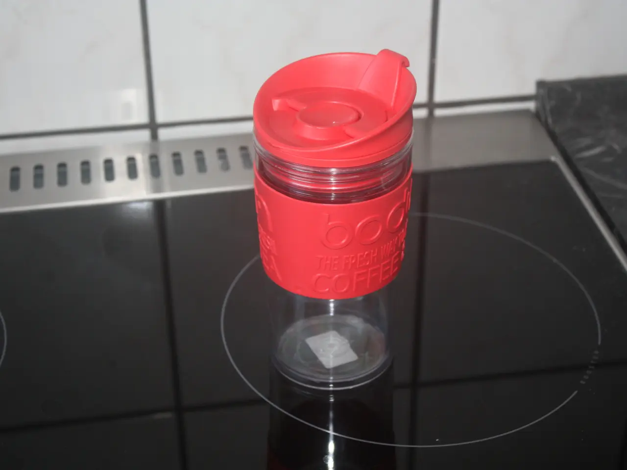 Billede 2 - Bodum to-go plast krus med silikone H 17 cm