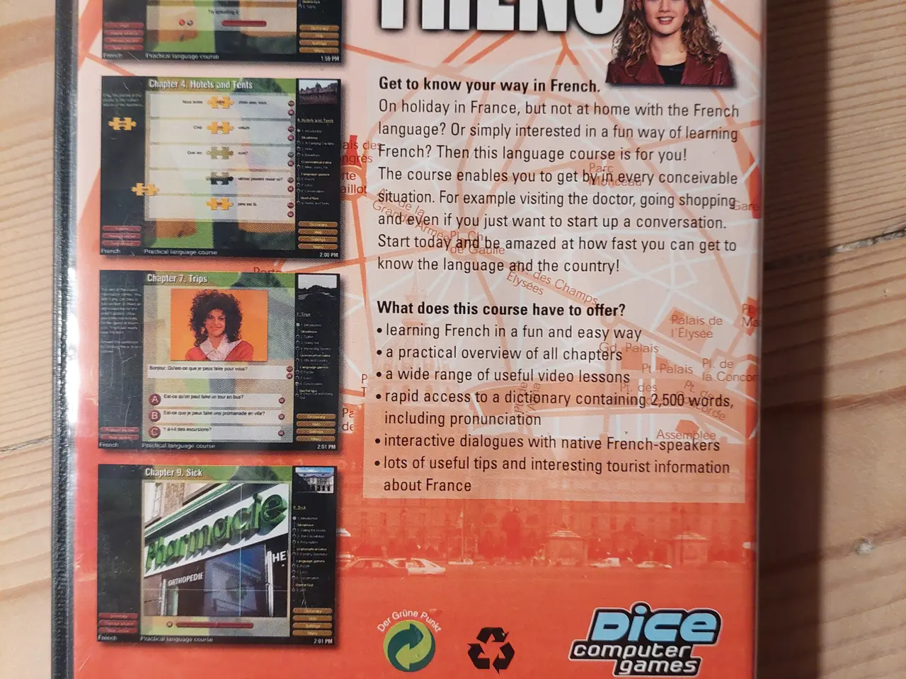 Billede 2 - Vintage "Yes, I speak french" (PC)