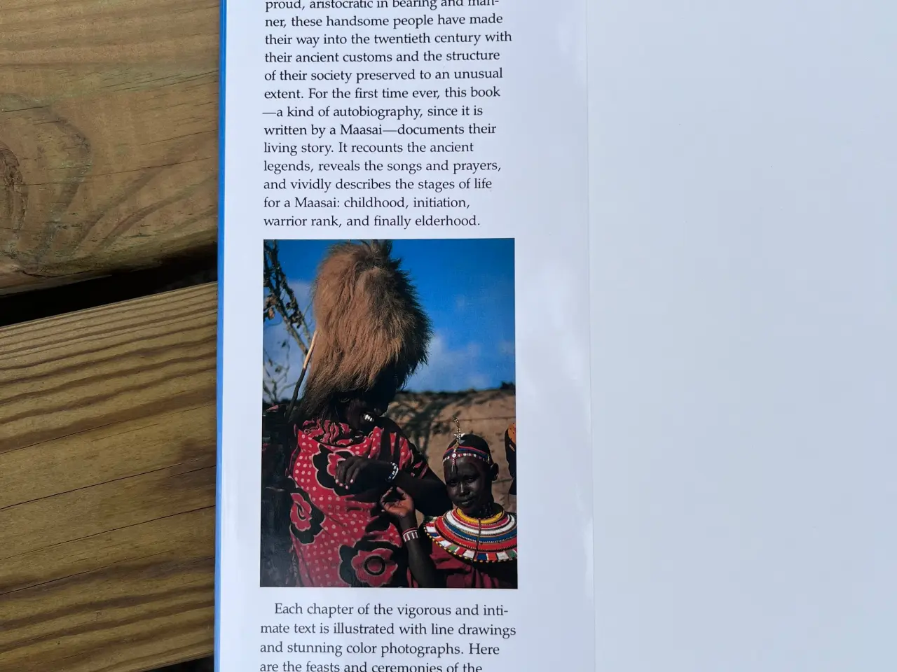 Billede 2 - Bog om Maasai.