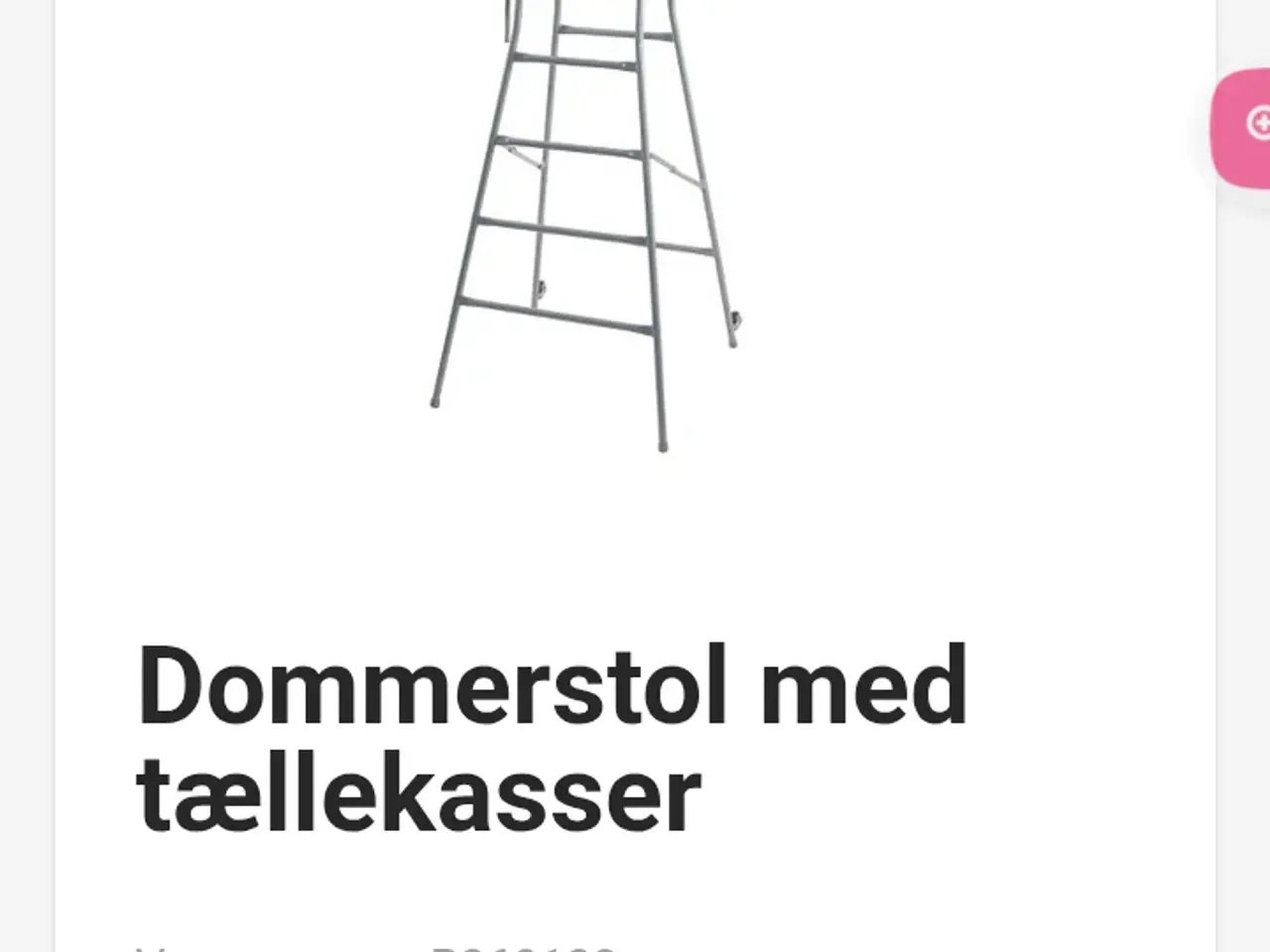 Billede 4 - Dommerstol / jagtstige mm.