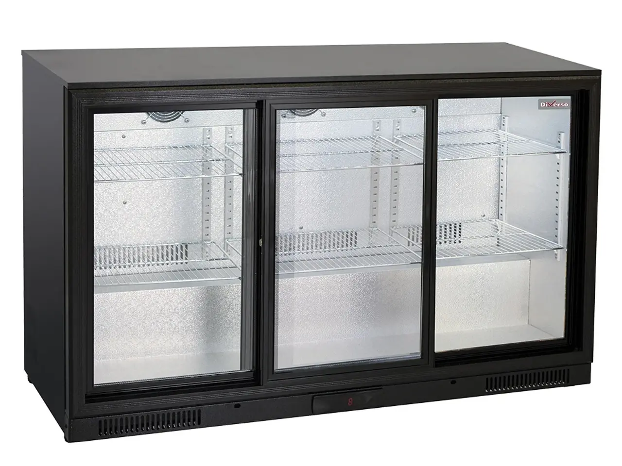Billede 1 - Backbar med 3 skydelåger – 302 Liter Flaskekøler