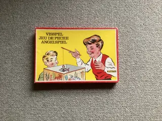 Fiskespil vintage magnetisk i pap fra Papita
