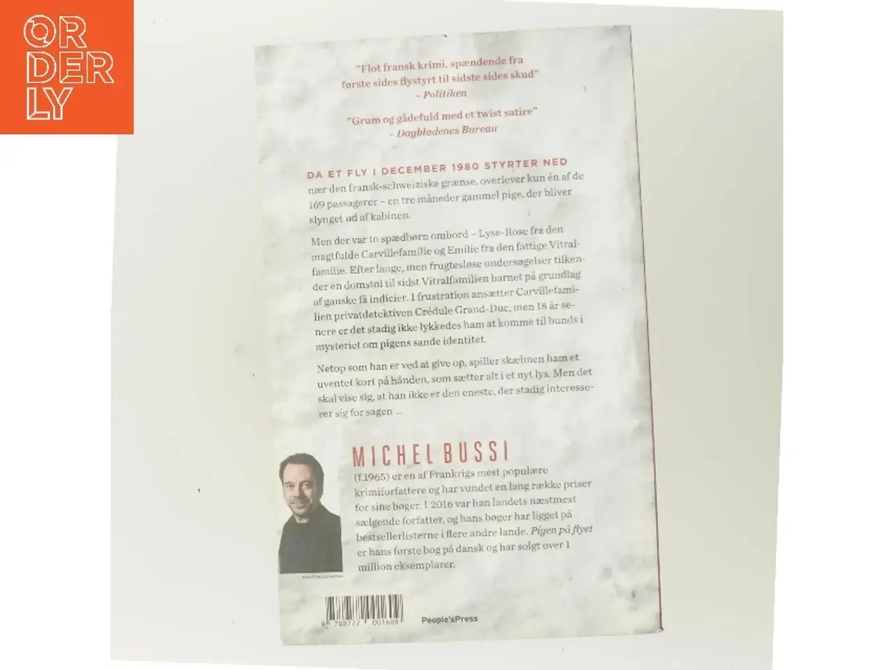 Billede 3 - Pigen på flyet af Michel Bussi (Bog)