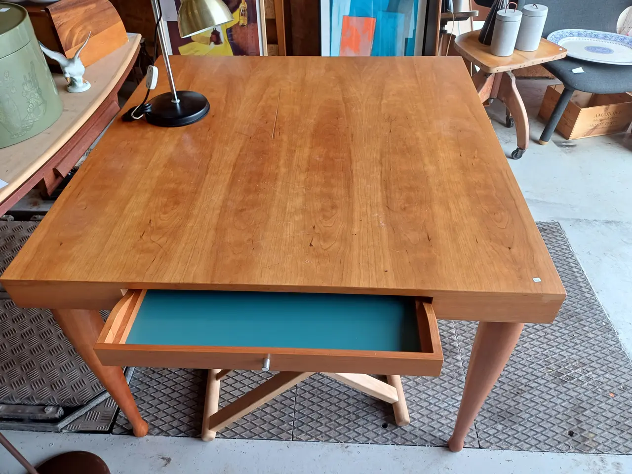 Billede 1 - Spillebord i kirsebær finer