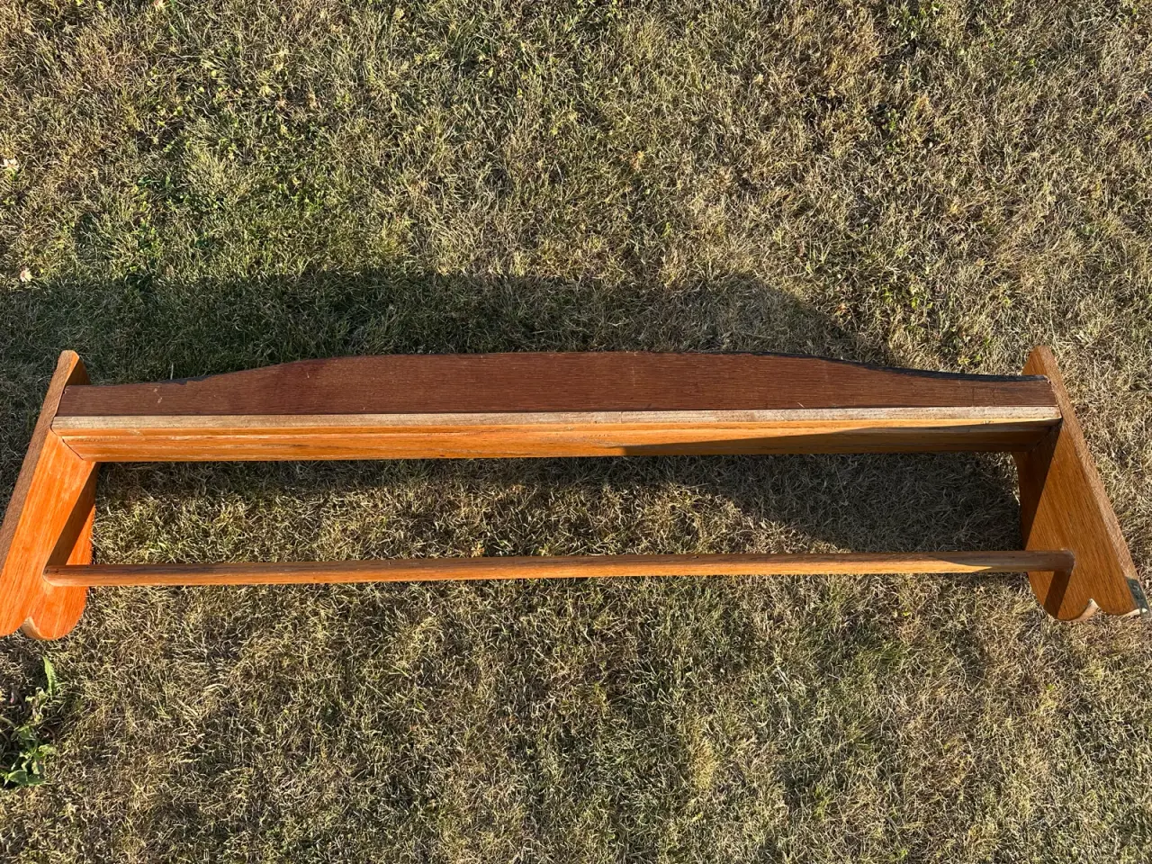 Billede 9 - Stor retro tallerkenrække / hylde i teak
