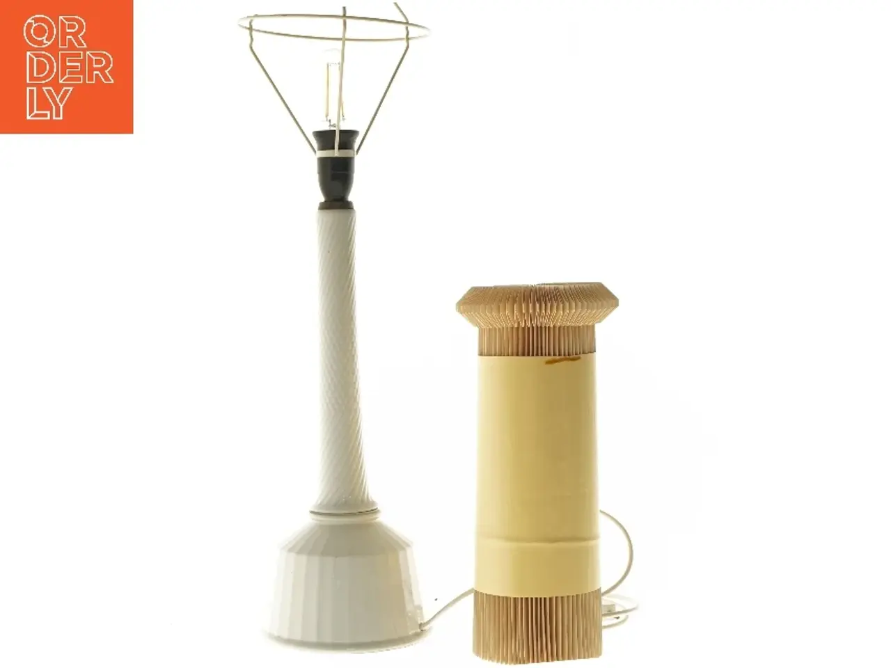 Billede 1 - Bordlampe med skærm (str. 63 cm)