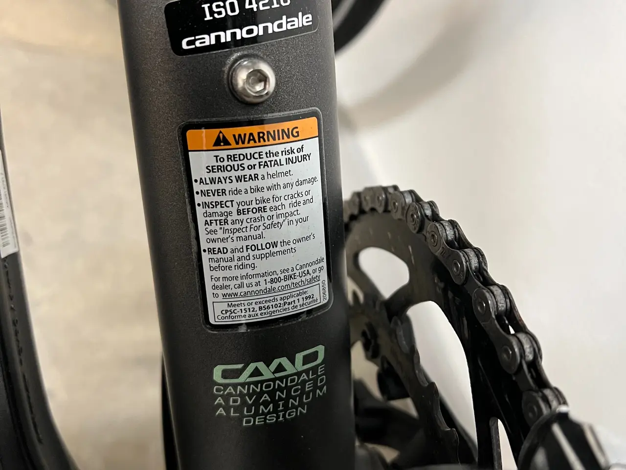 Billede 4 - Cannondale Quick 3 Disc – str. S – carbonforgaffel