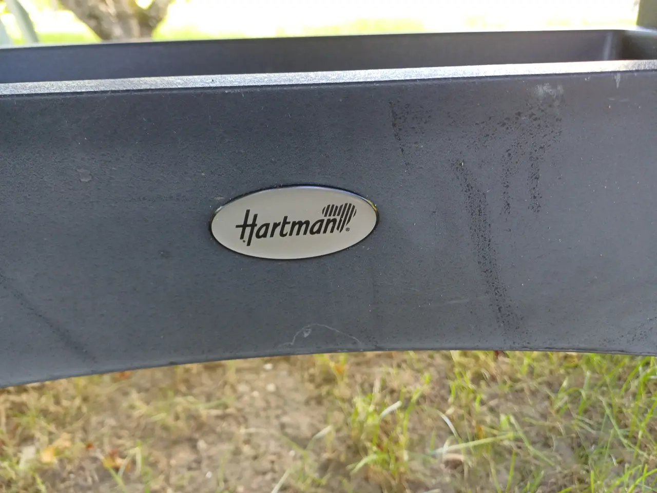 Billede 5 - Havebord antracitgråt med parasolhul mrk. Hartman