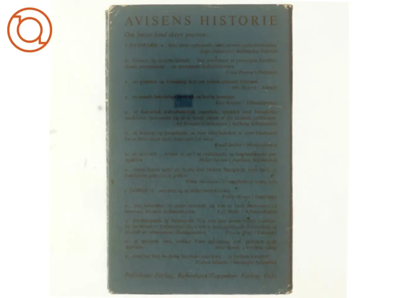 Billede 3 - Avisens historie 2 af Hakon Stangerup (bog)