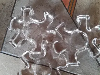 Glas lysestager 