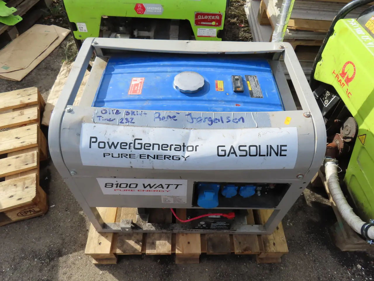 Billede 1 - 2 Stk. generator POWERGENERATOR GG8150E/GG7500