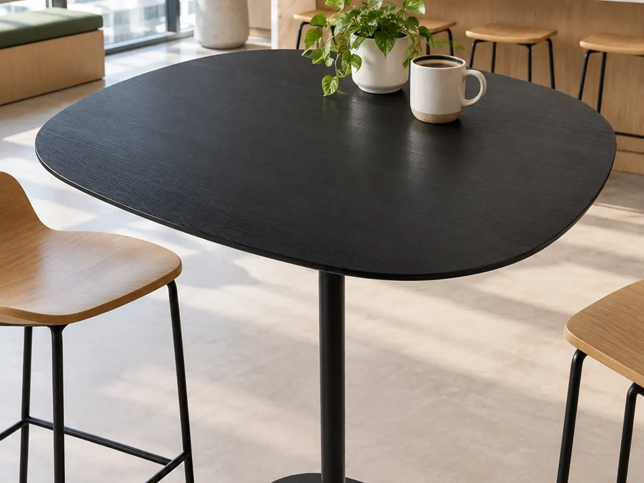Billede 2 - Skandiform Matsumoto Højbord – Sort 88x77xH93cm