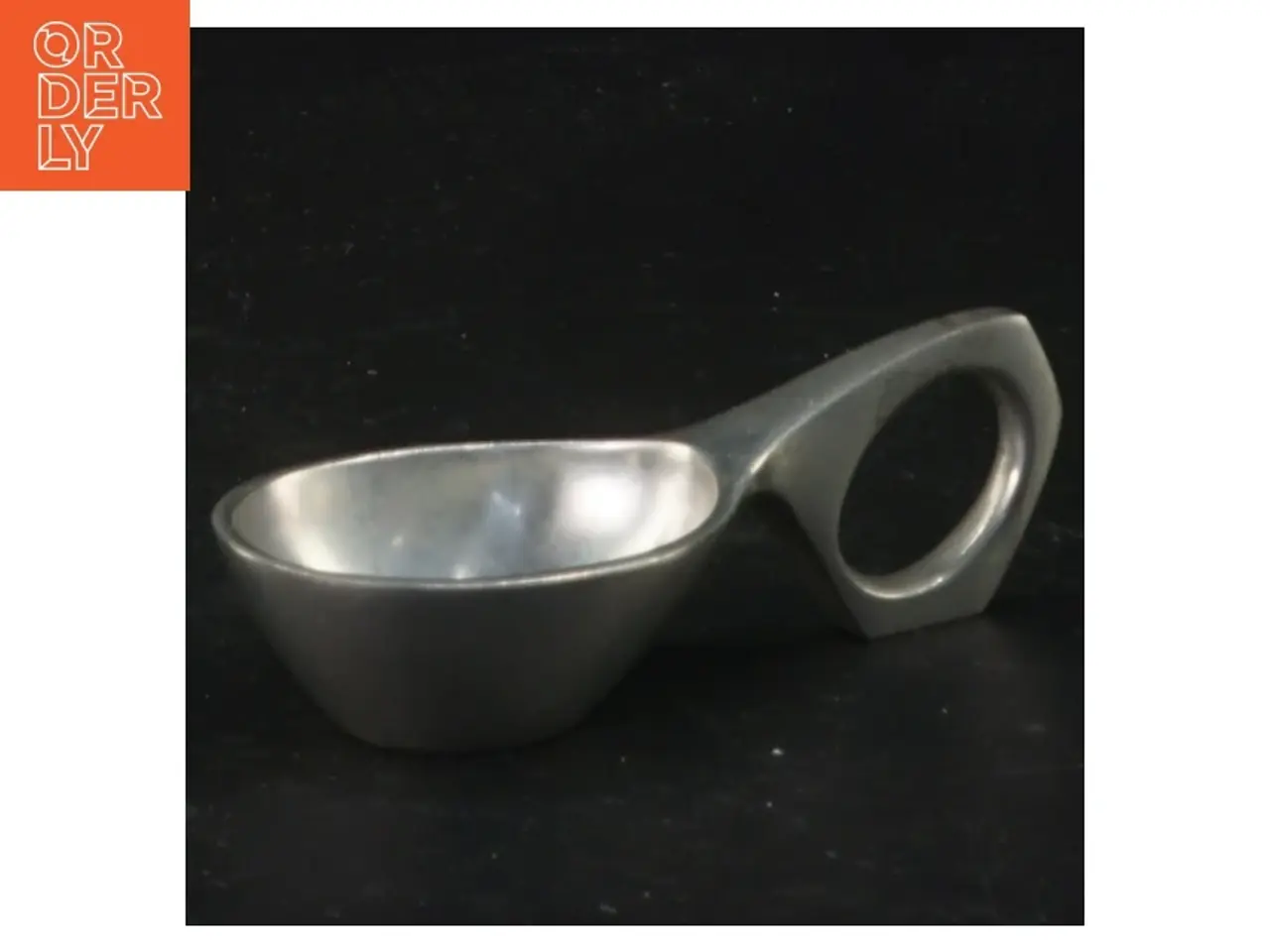 Billede 1 - Tin bjesk snaps ske (str. 10 x 4 cm)