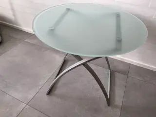Sofabord med glasplade