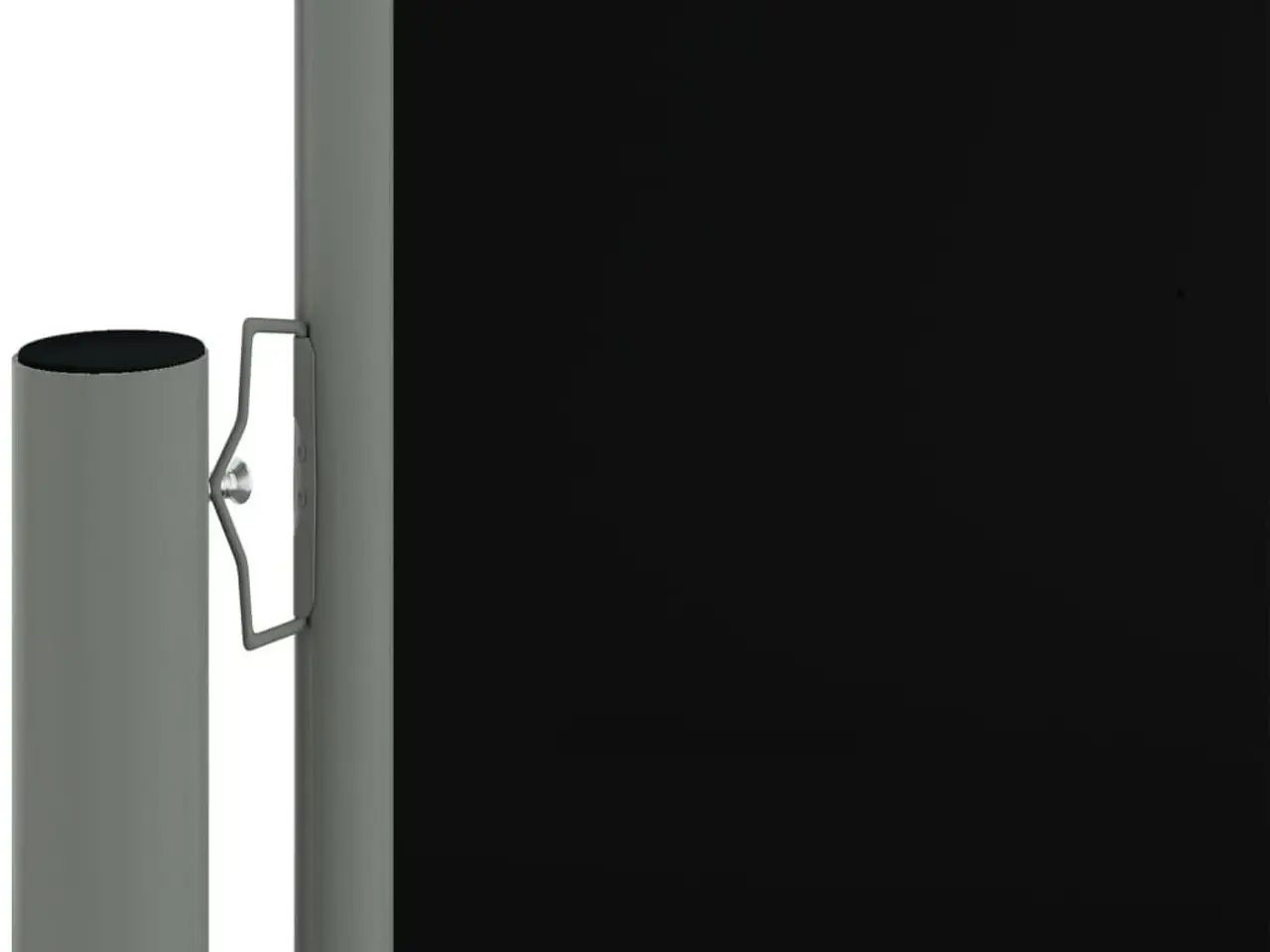Billede 3 - Sammenrullelig sidemarkise 180 × 600 cm - sort