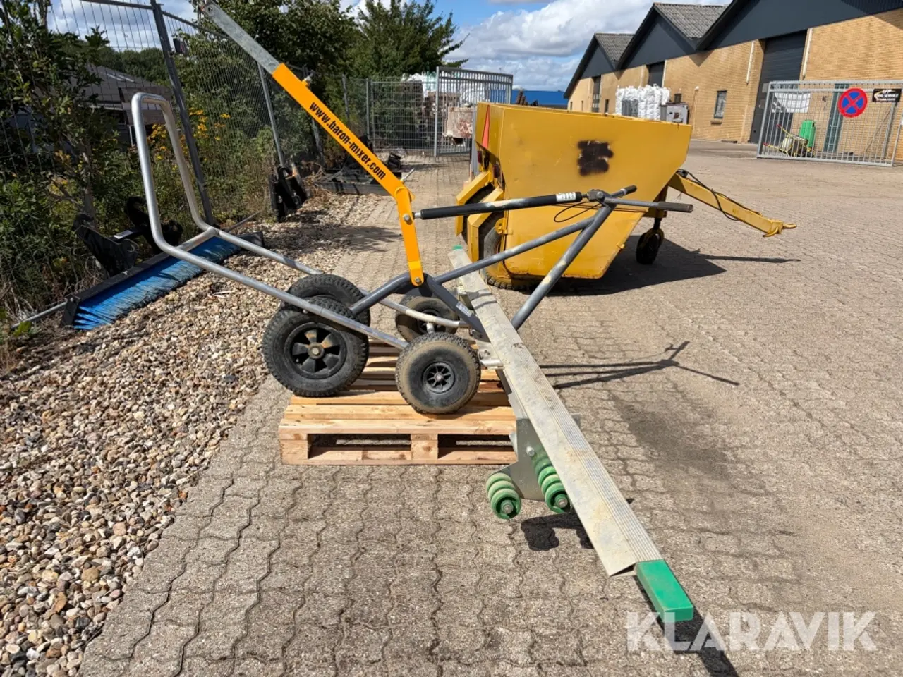 Billede 6 - Fliselægger og afrettervogn Baron Tile lifter Wagon