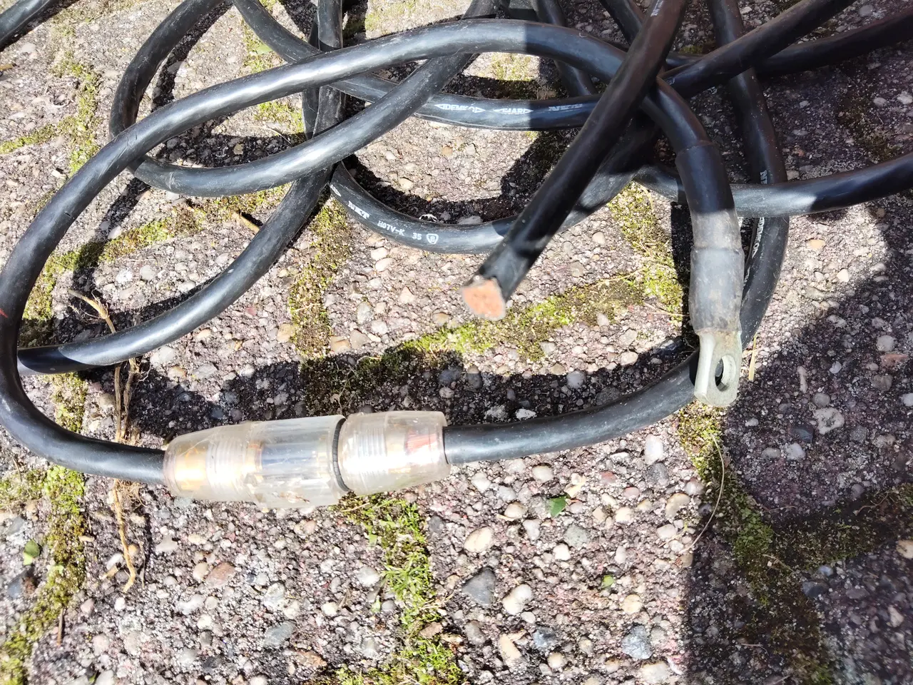 Billede 2 - Kraftigt strømkabel (35 mm²) til bilstereo m. sikr