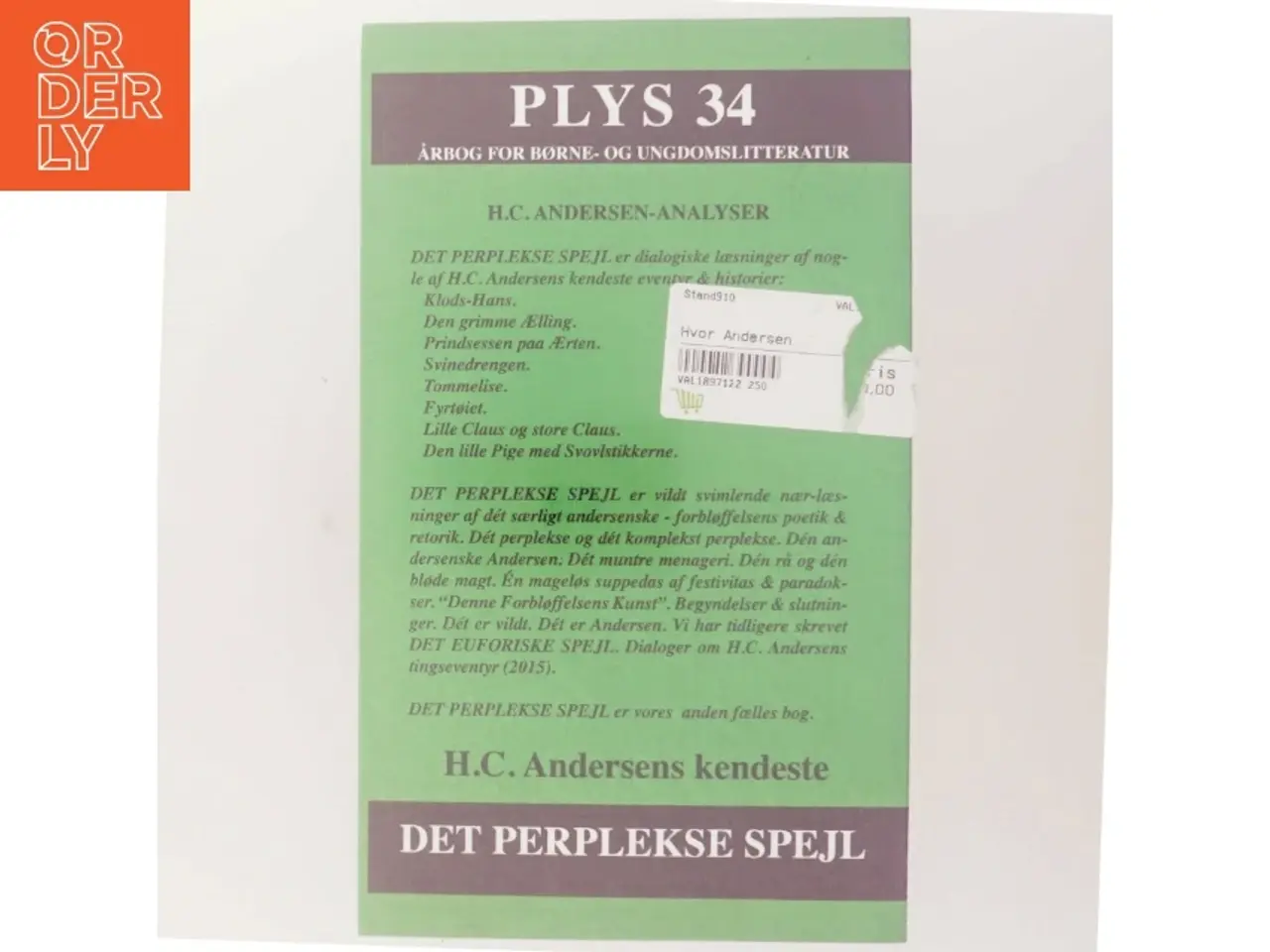 Billede 3 - PLYS 34 - Årbog for børne- og ungdomslitteratur
