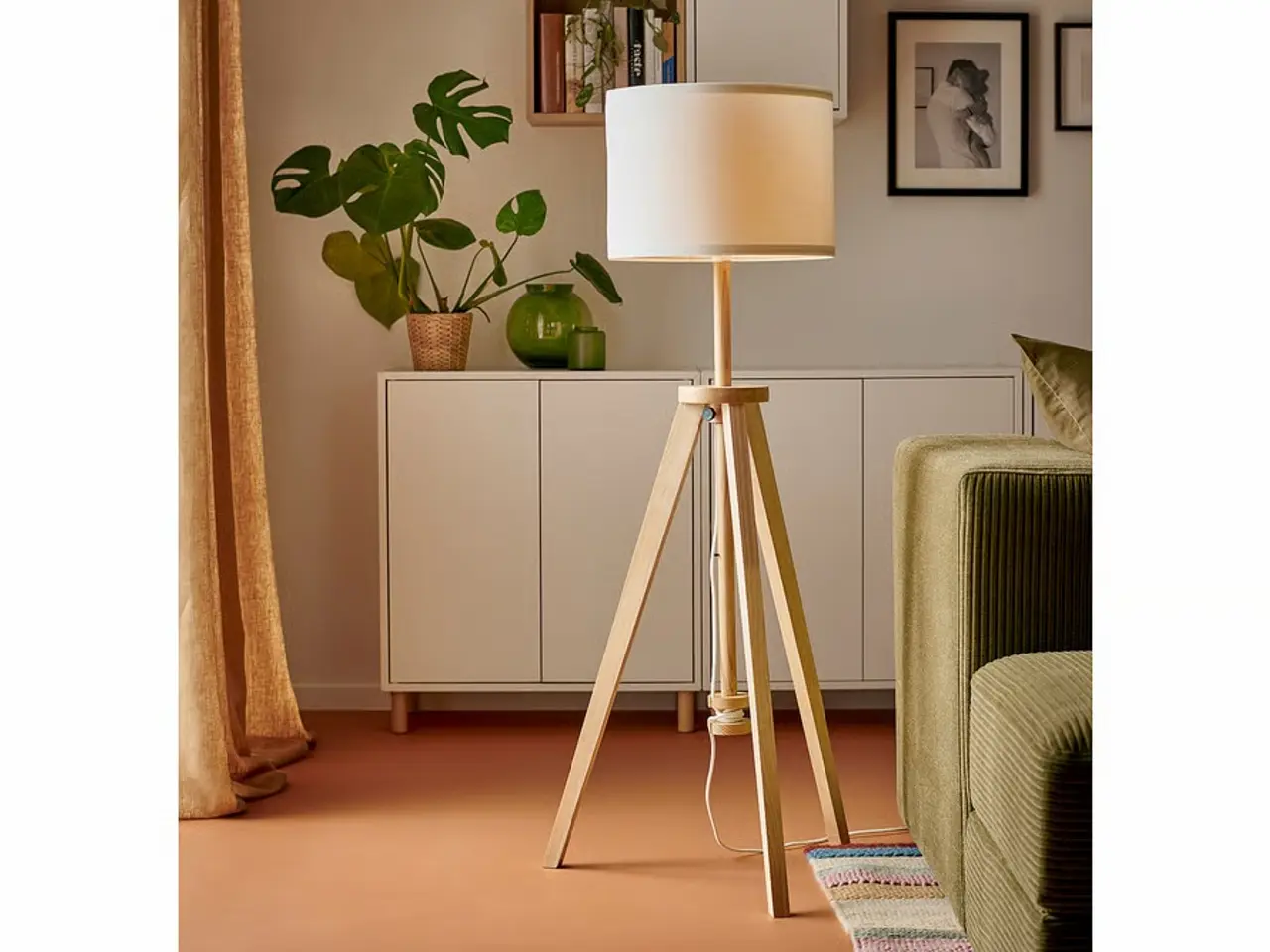 Billede 1 - LAUTERS Gulvlampe, ask/hvid