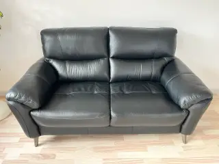 Lædersofa 2 personer
