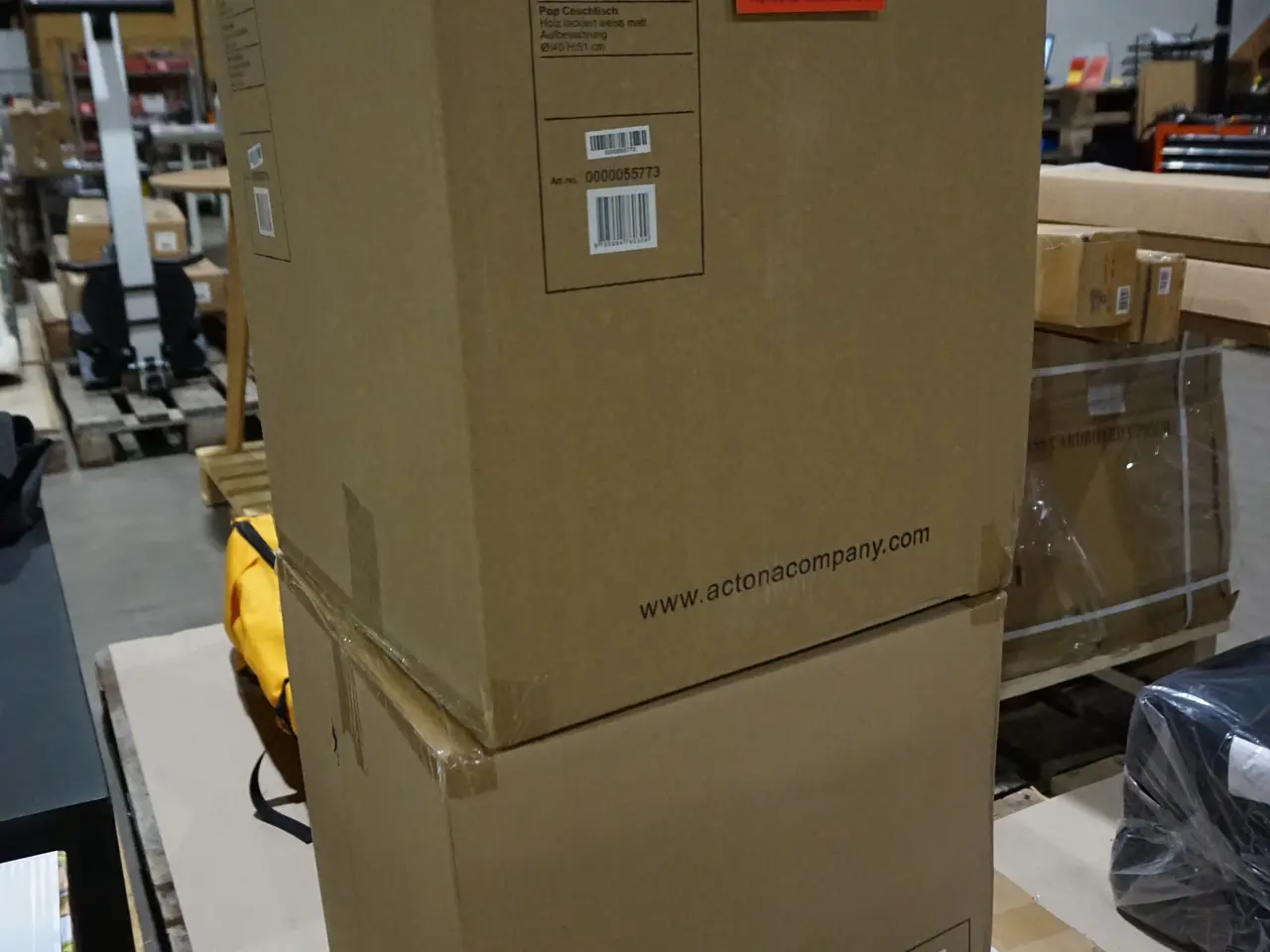 Billede 4 - 2 stk. Pop out sofa/sengeborde Hvid Ø: 40 cm H: 52 cm